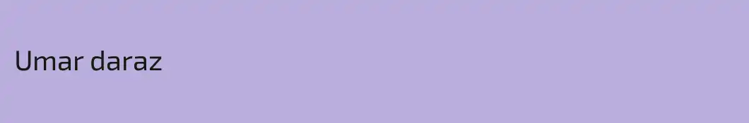 Umar daraz
